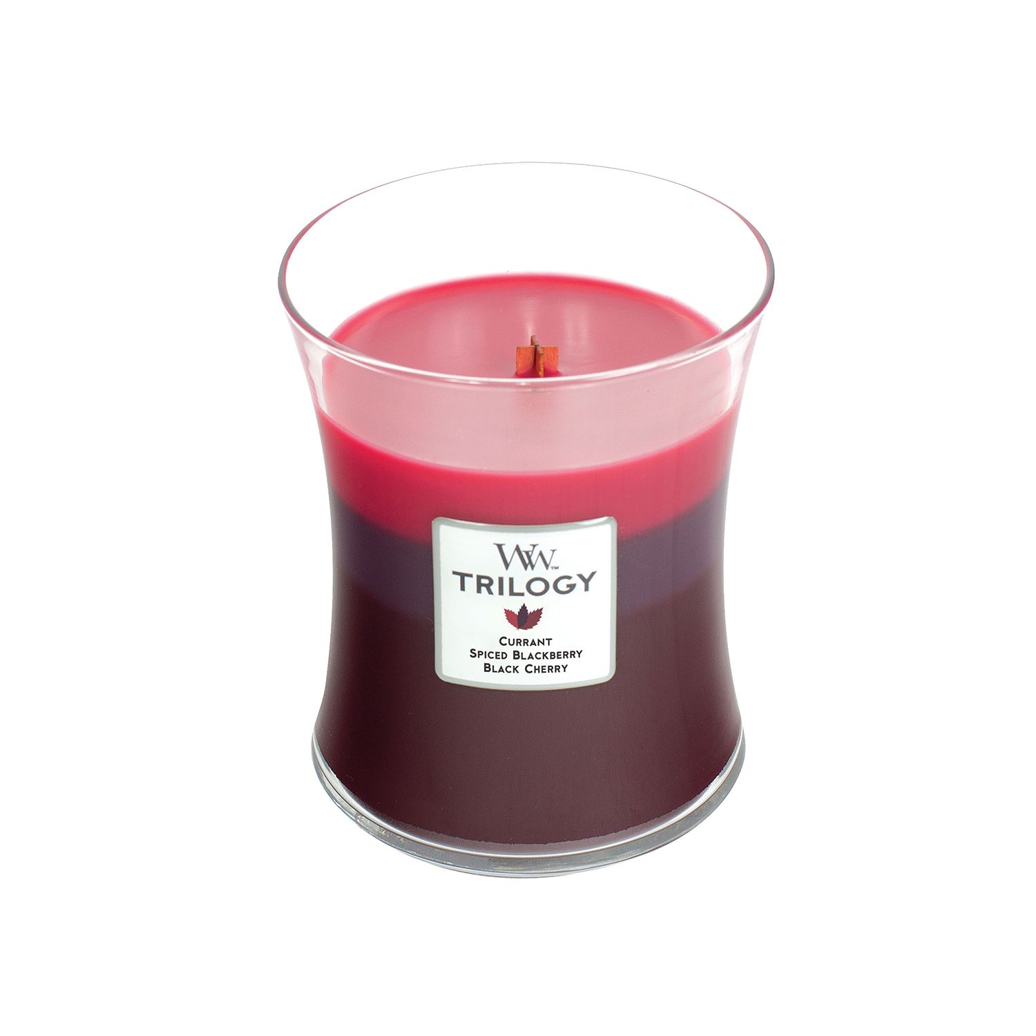 

Свеча WoodWick Sun-Ripened Berries Trilogy, средний размер, песочные часы