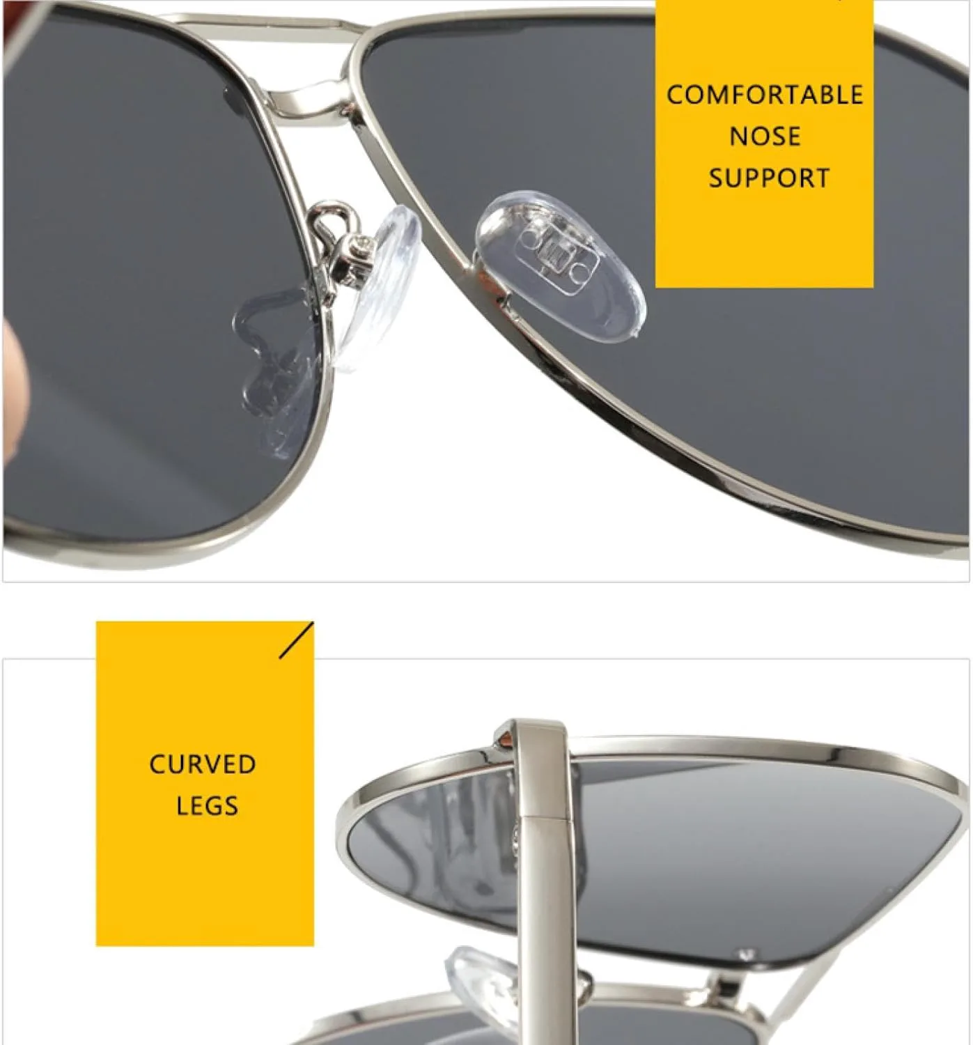 

Солнцезащитные очки в крупной оправе для женщин, винтажные модные очки для вождения, солнцезащитные очки с защитой от УФ-излучения для мужчин TKKTLLT, Gold Gray