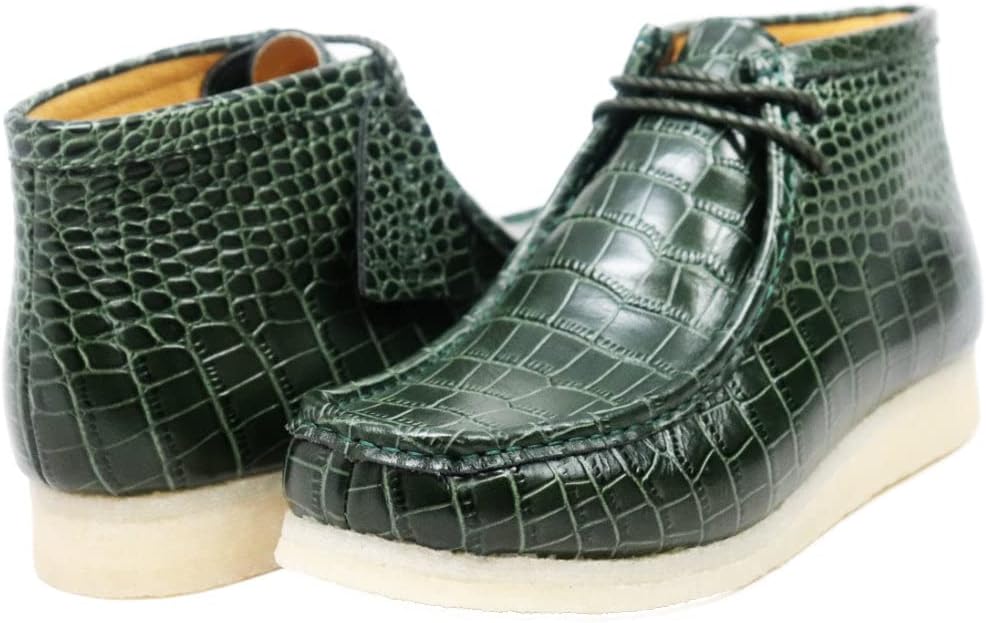 

Дизайнерские мужские туфли Walkers Gator Vintage на шнуровке, ручной работы из кожи, с отличным комфортом и стильным видом British Collection, зеленый