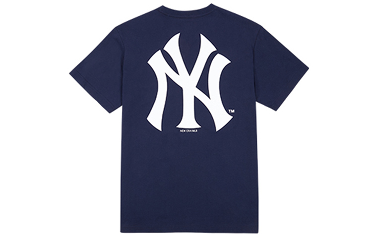 

New Era Футболка унисекс темно-синяя, Синий, New Era Футболка унисекс темно-синяя