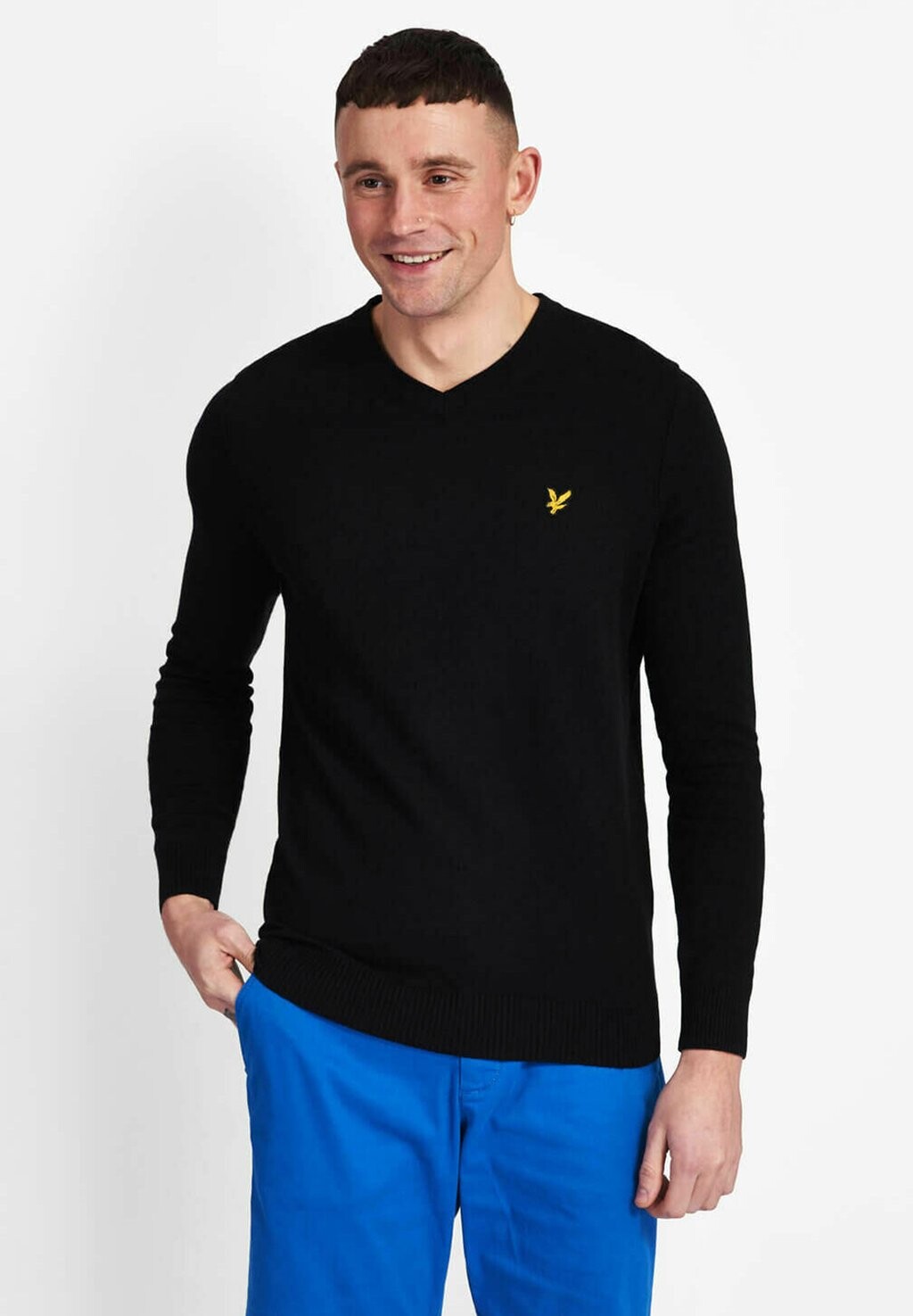 

Джемпер V NECK Lyle & Scott, черный