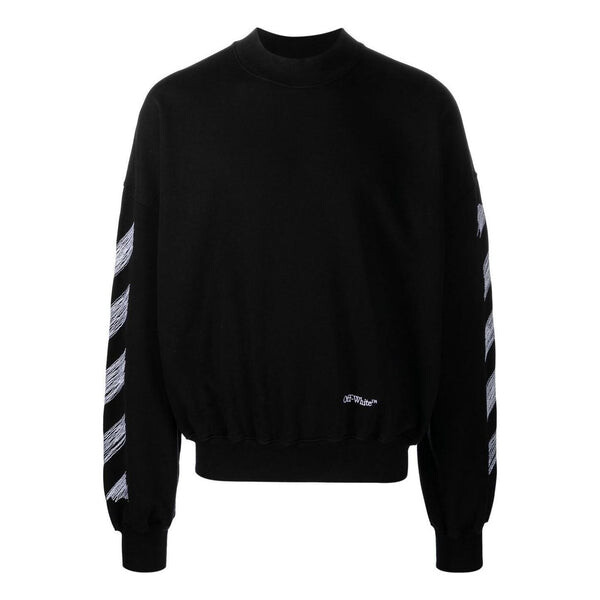 

Толстовка scribble diag print sweatshirt Off-White, белый