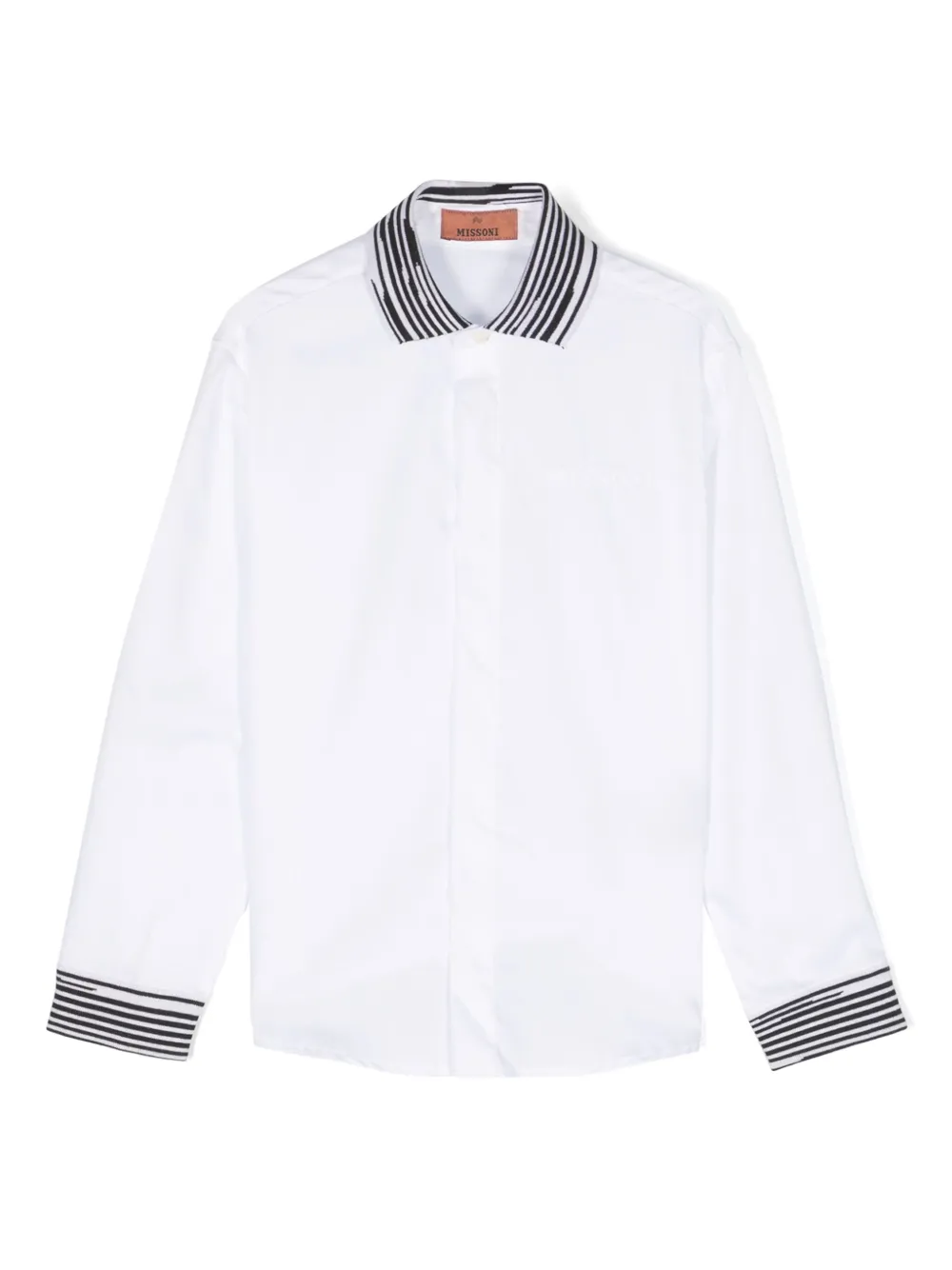

Рубашка с полосками Missoni Kids, белый