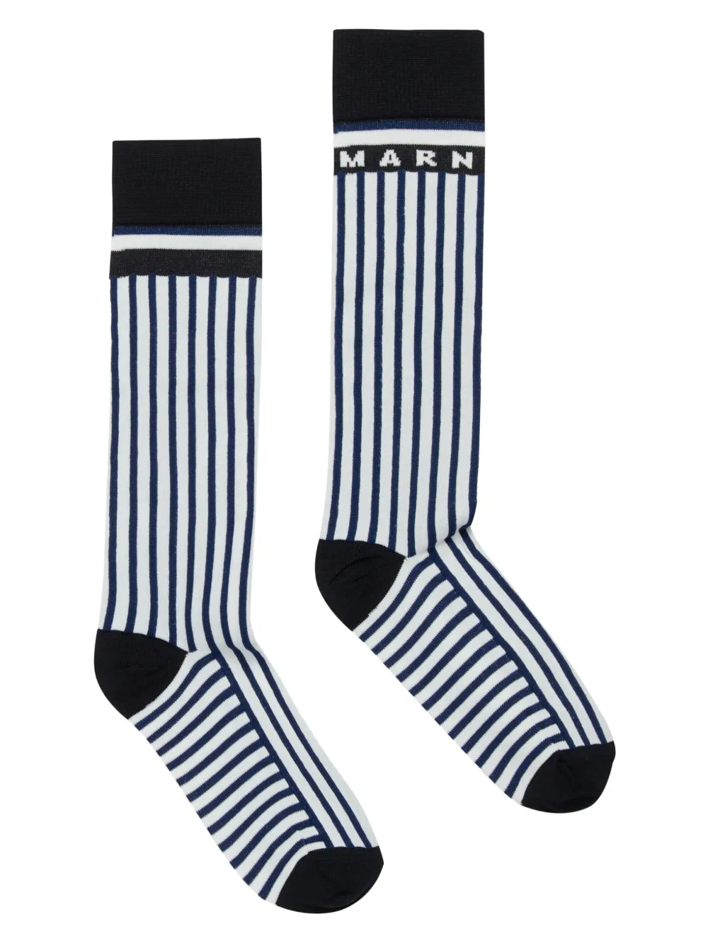 

Носки в полоску Marni Kids, черный
