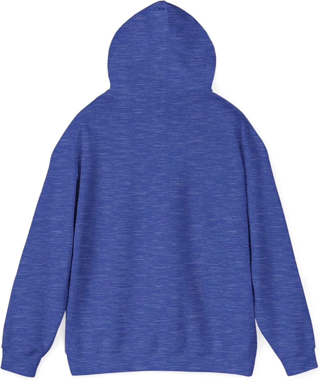 GENERIC Толстовка с капюшоном унисекс из плотной смесовой ткани Heavy Blend, Heather Sport Royal — фото 3