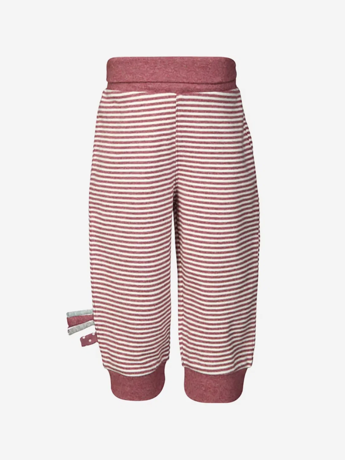 Детские трусики Organicera Regular Pants Organic Baby Pants with Elastic Band, Striped в бордовом цвете