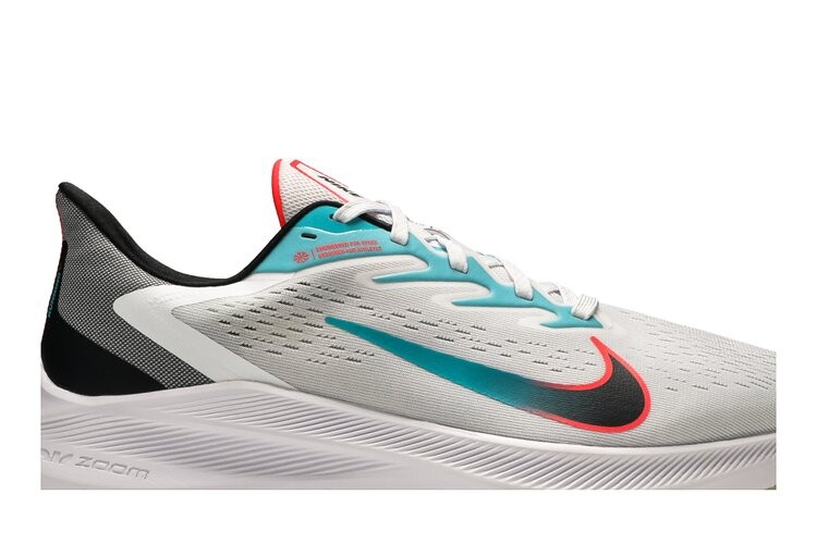 Кроссовки Nike Air Zoom Winflo 7, белый — фото 2