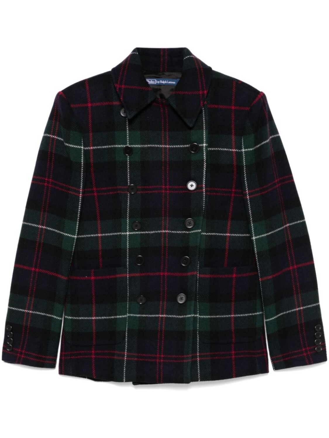 

Polo Ralph Lauren куртка в клетку тартан, черный