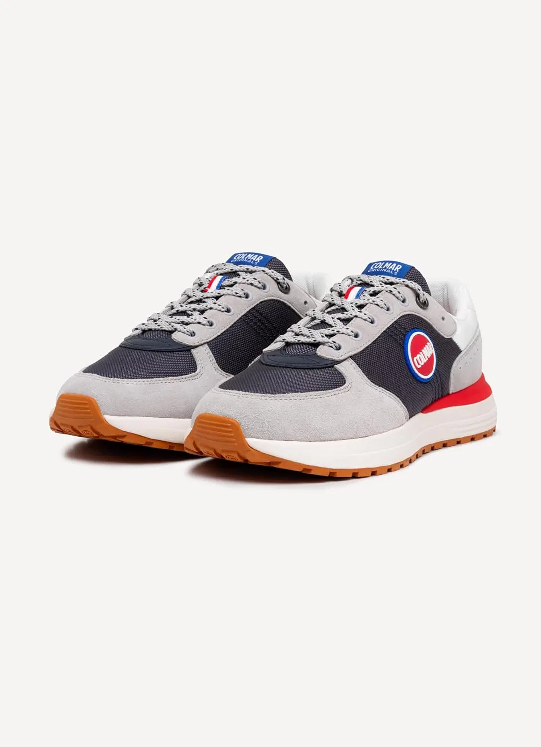 Кроссовки Colmar Unisex Travis Originals Zapatillas, Navy Red White — фото 2
