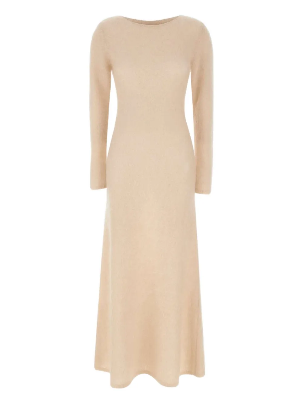 

Макси-платье Roma с длинными рукавами и вырезом "лодочка" The Garment, бежевый