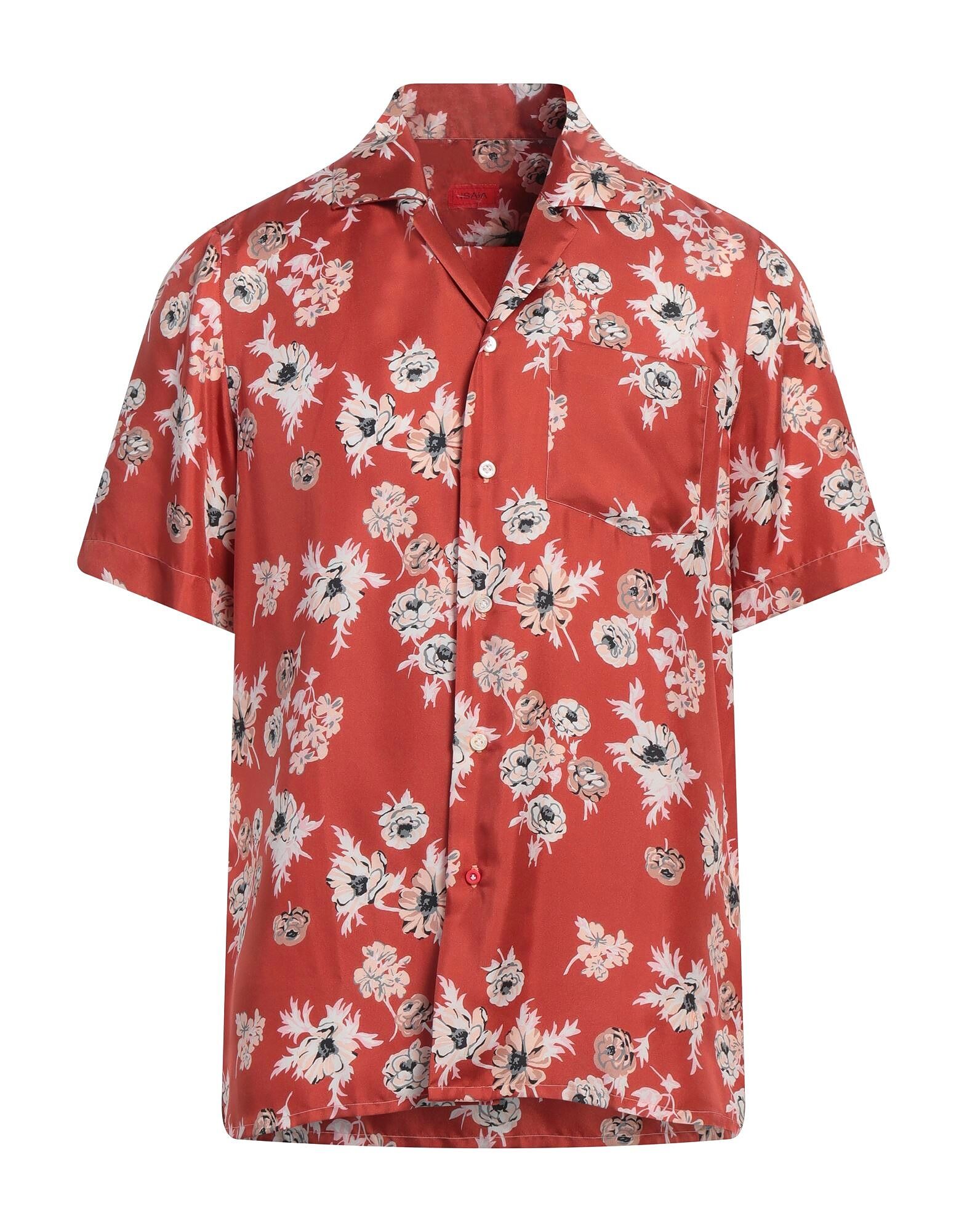 

Рубашка Isaia, оранжево-коричневый