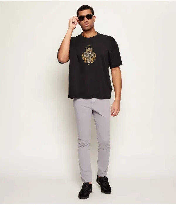 Футболка Wen_CNY regular fit Boss, черный — фото 2