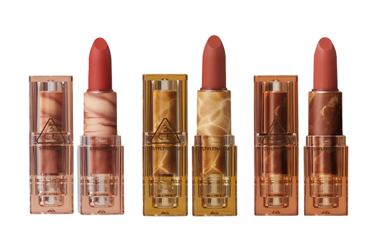 

Набор бальзамов для губ Light Mist с матовым финишем и текстурой, легко растушевывается 3CE