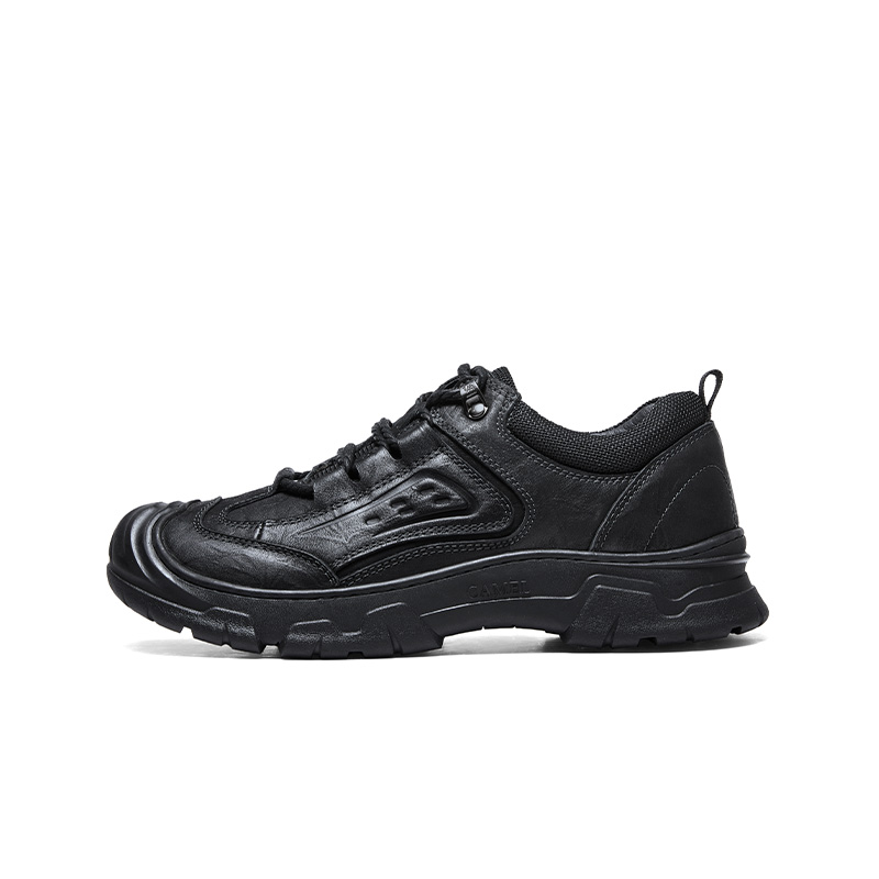 

Мужские низкие альпинистские ботинки Slip Resistant Abrasion Resistant CAMEL, night черный