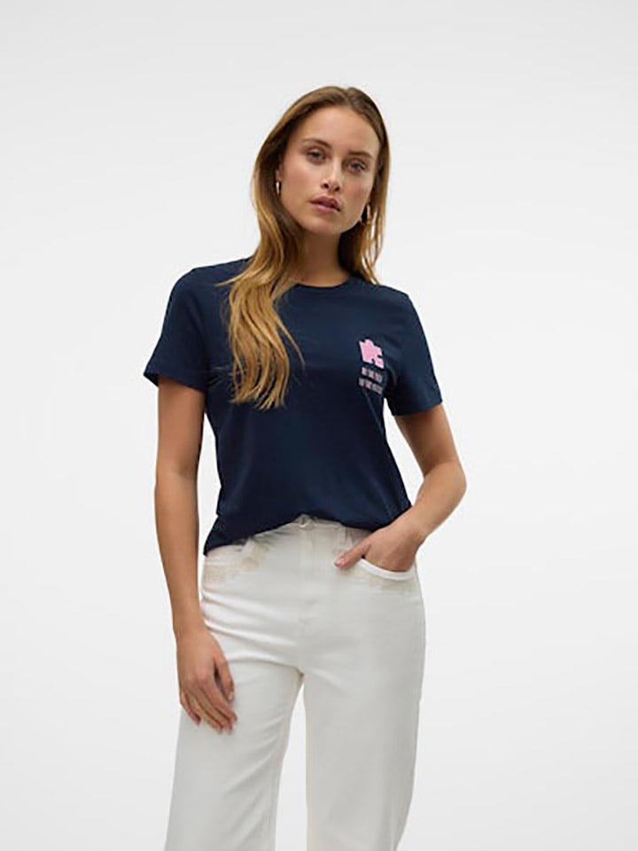

Футболка Vero Moda, темно-синий