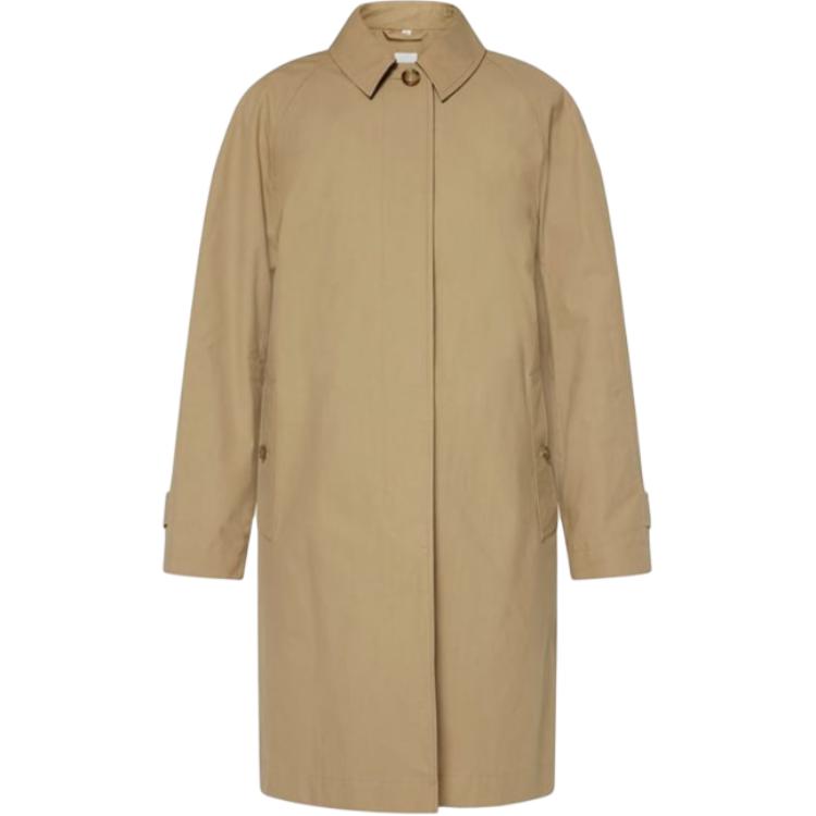 

Burberry Женское пальто цвета хаки