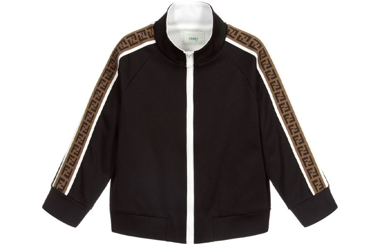 

Куртки и пальто черные детские FENDI