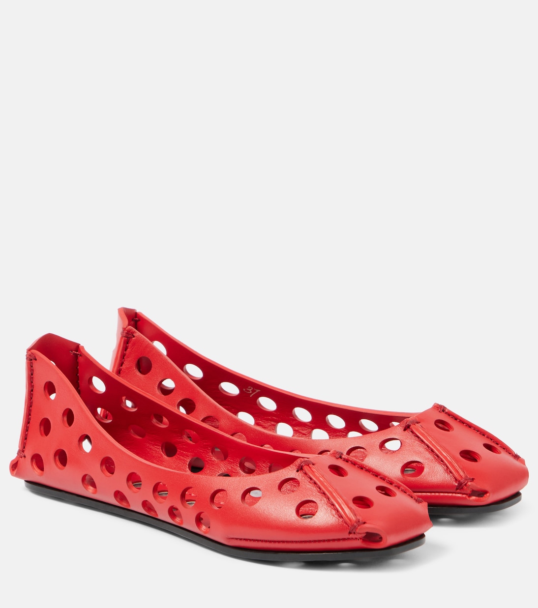 Кожаные балетки Alaïa, Laque