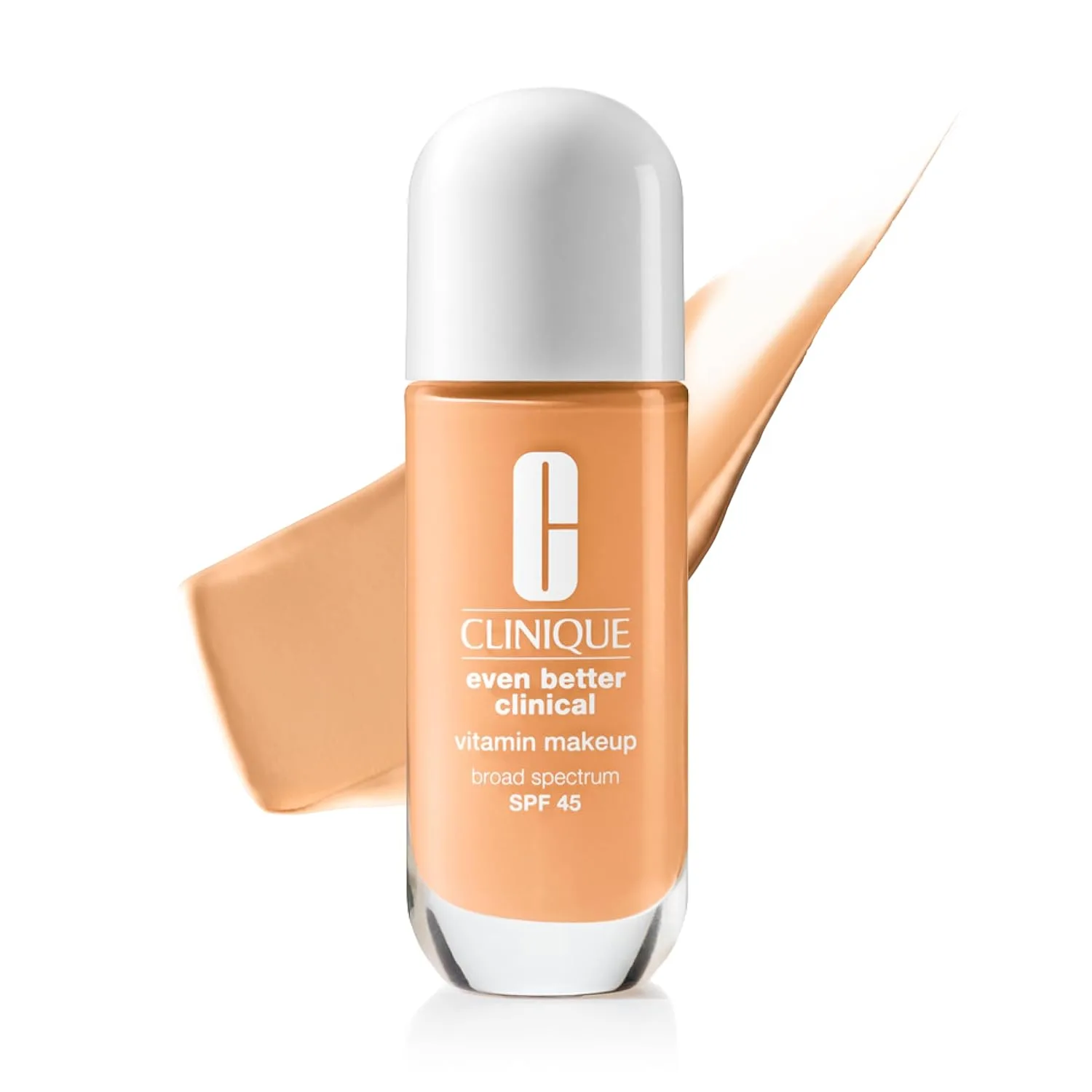 Clinique Even Better Clinical Vitamin Makeup Broad Spectrum SPF 45 с витаминами C, E и B3 | Легкое покрытие + яркий финиш, AM Medium Warm 1