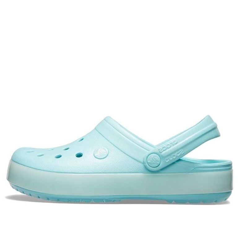 

Сандалии Crocs Classic Clog translucent Beach ice blue Sandals, синий