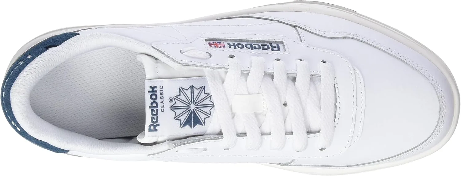Кроссовки Reebok Unisex Court Peak, белый/голубой — фото 3