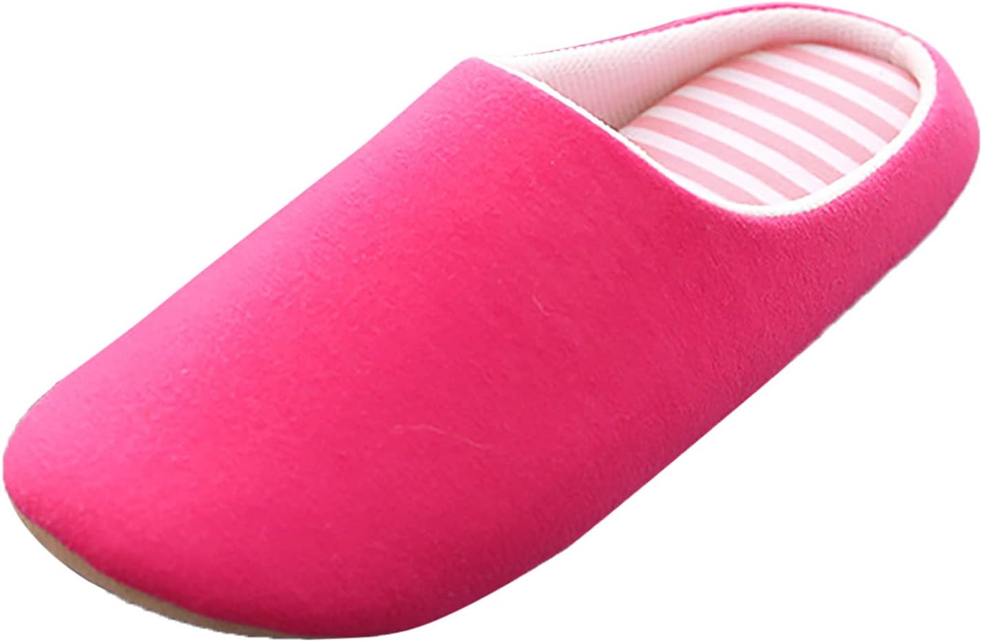 

Мужские и женские домашние тапочки, зимние хлопковые шлепанцы, рождественские дышащие мокасины с пенной стелькой с памятью, лоферы Generic, розовый