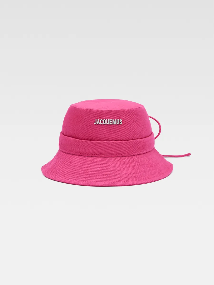 

Шляпа-ведро с бантом Ле Боб Гаджо Jacquemus, розовый