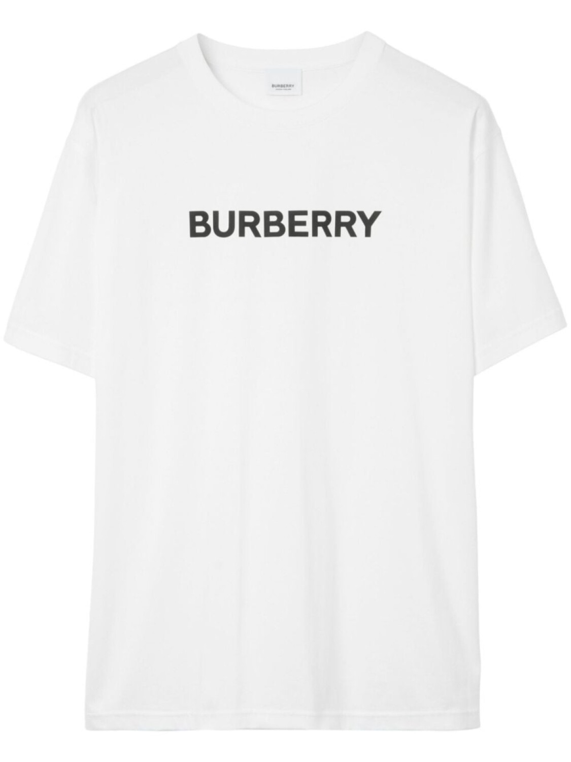 

Burberry футболка с логотипом, белый