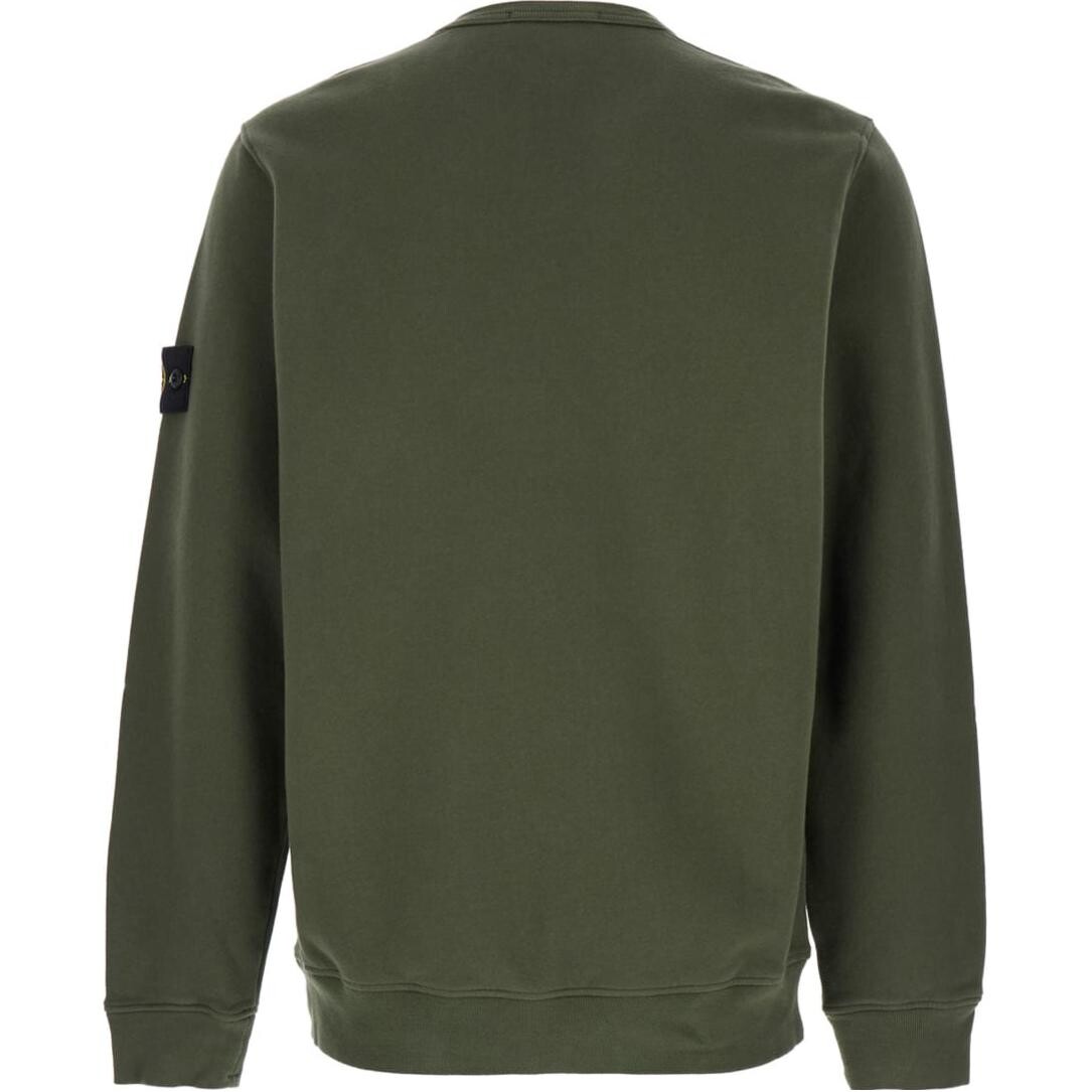 Толстовка мужская зеленая Stone Island, зеленый — фото 2