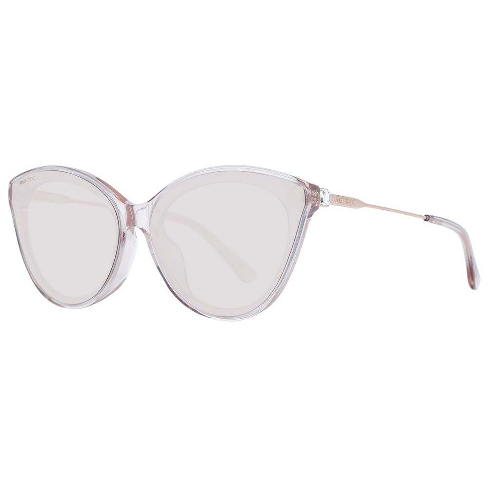 

Женские солнцезащитные очки из розового золота Jimmy Choo Eyewear