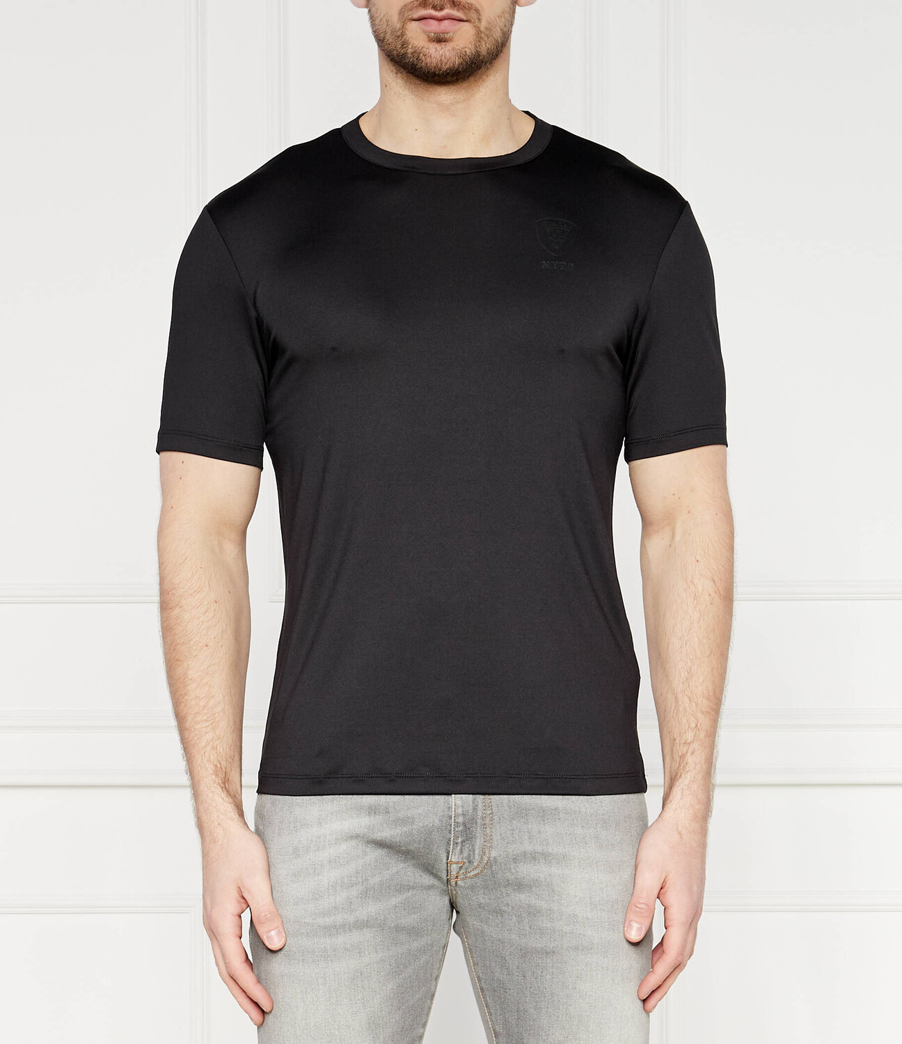 

Футболка BLAUER Slim Fit, черный