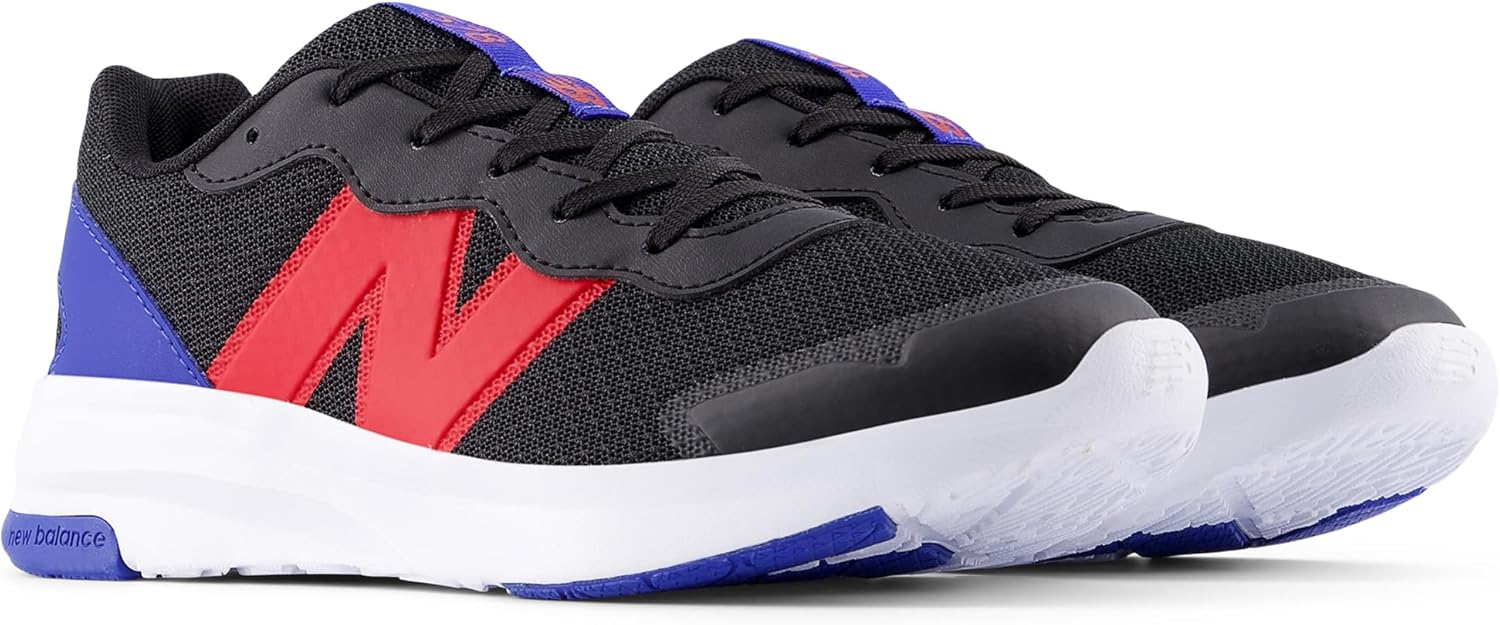 Детские кроссовки New Balance Dynasoft 578 V1 на шнуровке (унисекс), черный/красный — фото 3