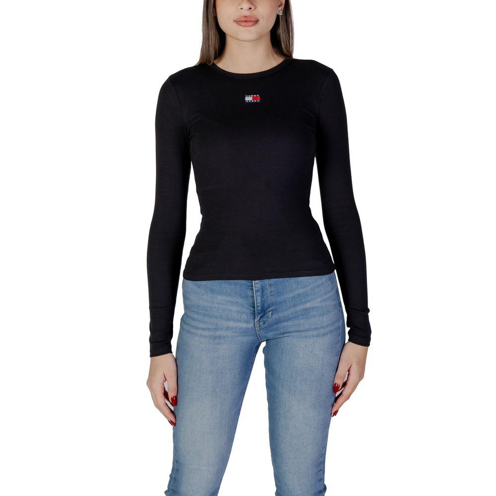 

Черные хлопковые топ и футболка Rigenerato Tommy Jeans