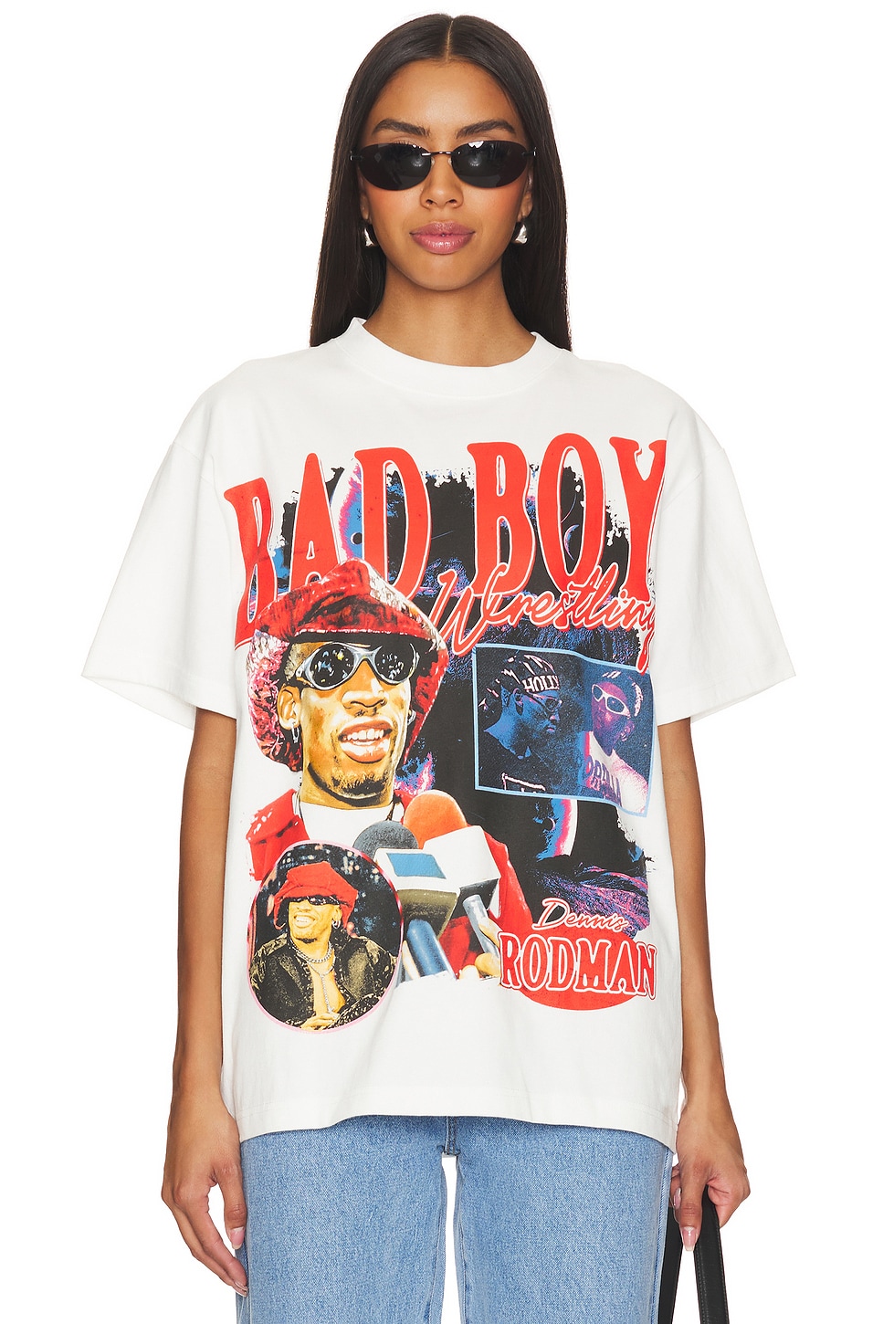 

Футболка с изображением борца bad boy Stadium La, белый
