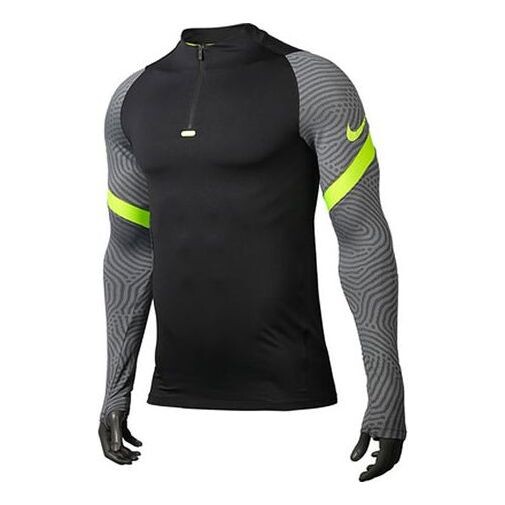 

Футболка strike long sleeves training top 'black neon' Nike, черный