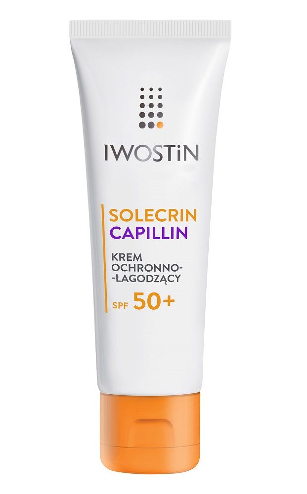 

Iwostin Solecrin Capillin SPF50+ защитный крем с фильтром, 50 ml