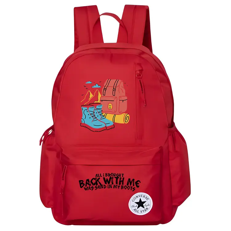 

Converse Полиэстеровый рюкзак средний размер унисекс красный, Backpack