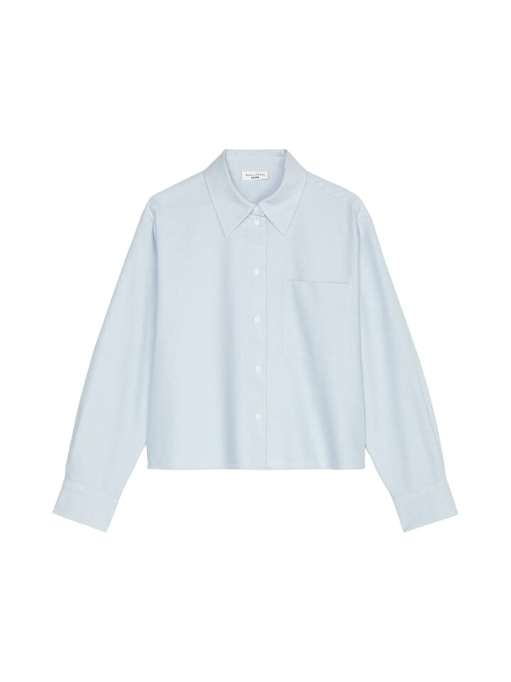 

Блуза Marc O'Polo DENIM Oxford-Bluse cropped, цвет Light Blue
