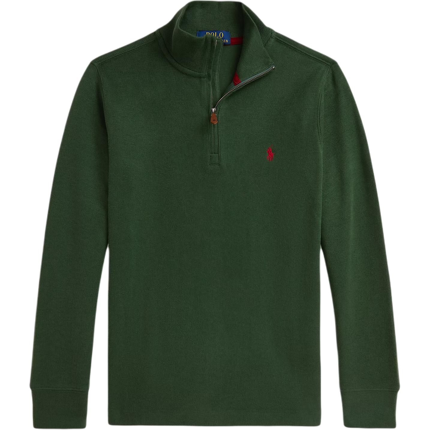 

Толстовка fw25 детская Polo Ralph Lauren, темно-зеленый