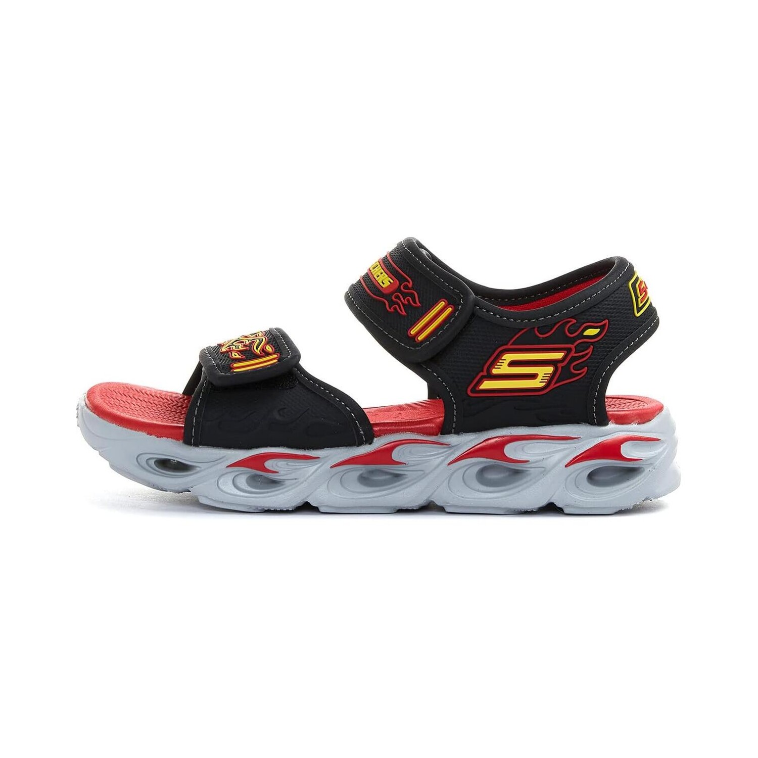 

Детские сандалии PS черные/красные Skechers, черный/красный