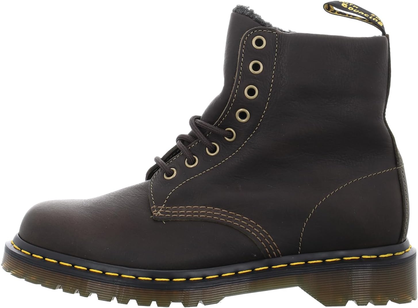 Ботинки Dr. Martens Unisex-Adult 1460 из искусственной кожи гризли с подкладкой, Dms Olive — фото 2