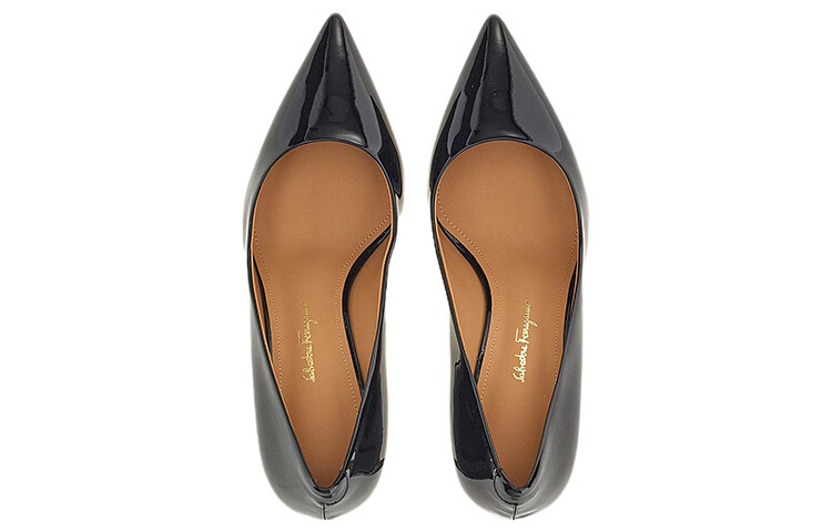 Туфли на высоком каблуке женские Ferragamo, черный — фото 3