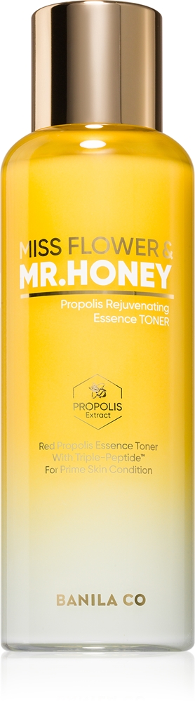 

Омолаживающий, успокаивающий и увлажняющий тоник Miss Flower & Mr. Honey Propolis для сухой и чувствительной кожи Banila Co., 190 мл