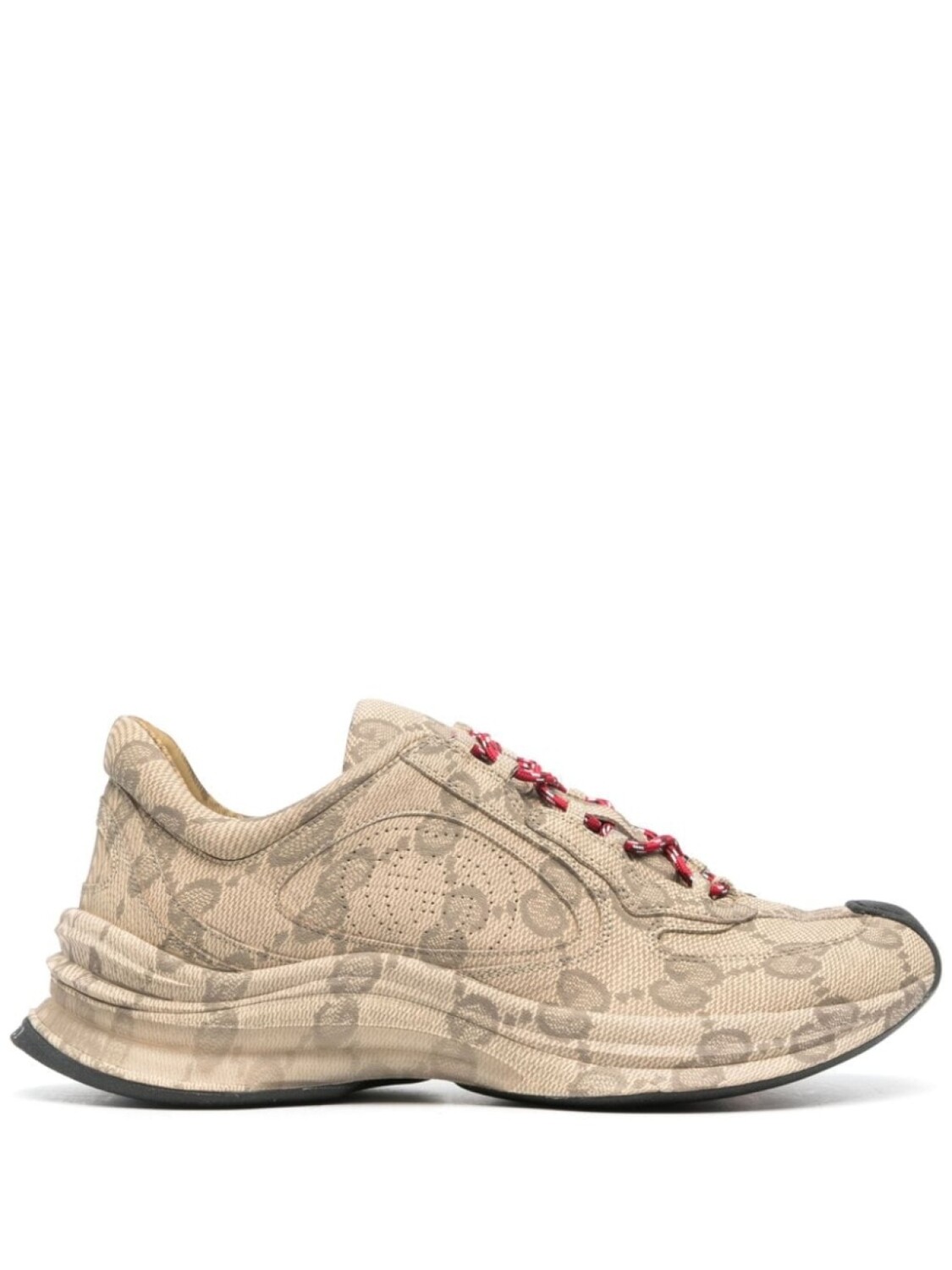 

Gucci кроссовки Run на шнуровке, нейтральный цвет