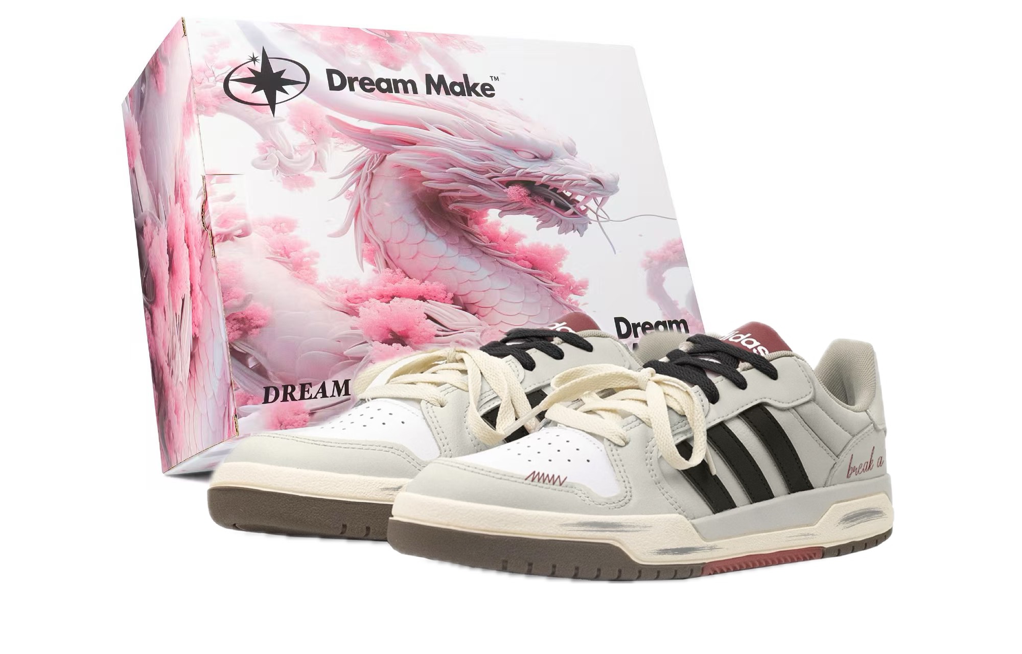 

Кроссовки для скейтборда low top unisex, устойчивые к истиранию, легкие и дышащие Adidas Neo, светло-серый/черный