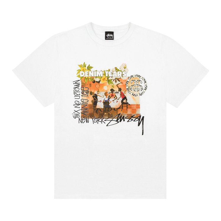 

Футболка Denim Tears x Stussy Annie Lee Artist Tee, White