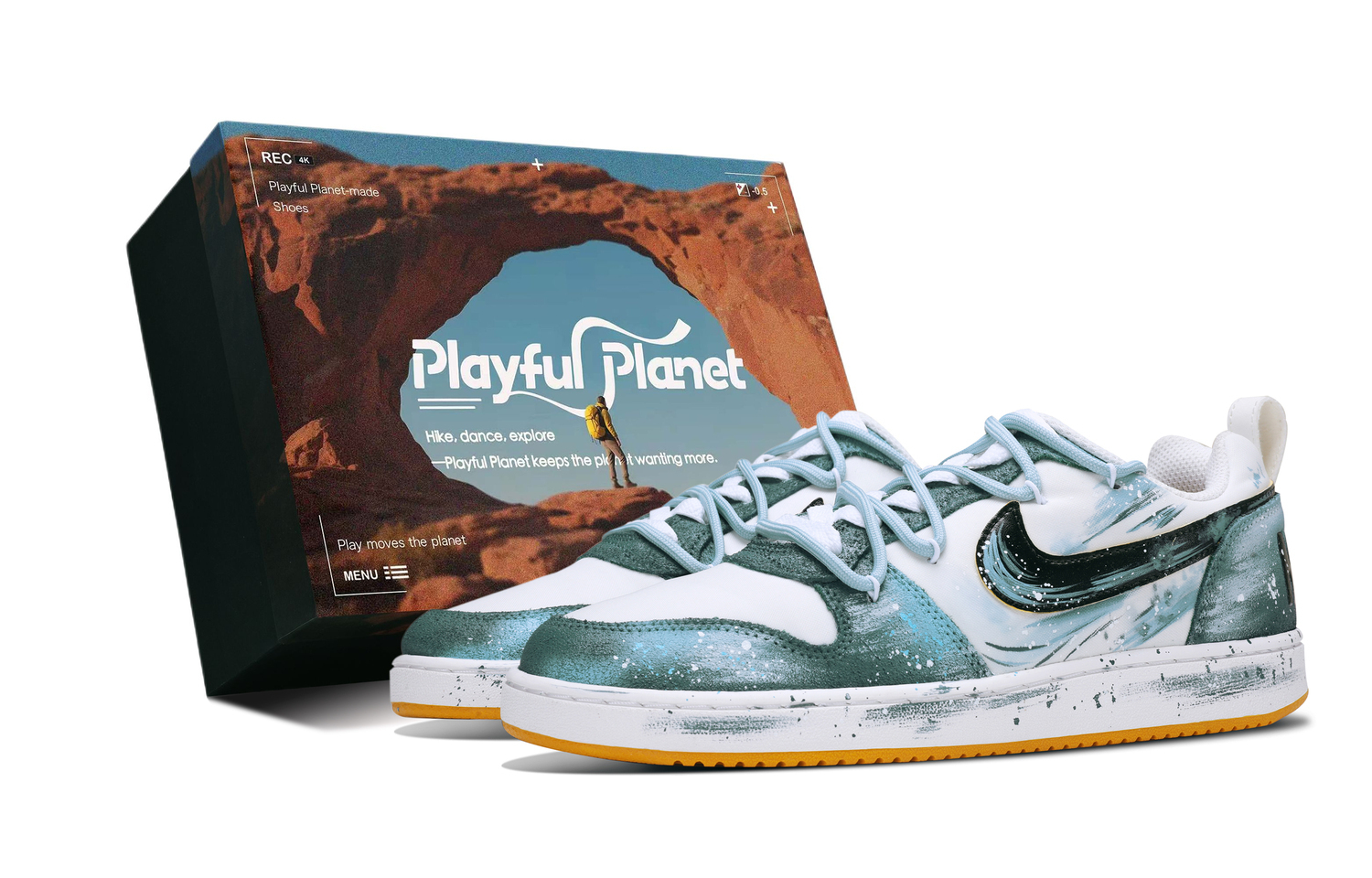 

Nike Court Borough устойчивые к истиранию лоу-топ скейтборд кроссовки мужские green