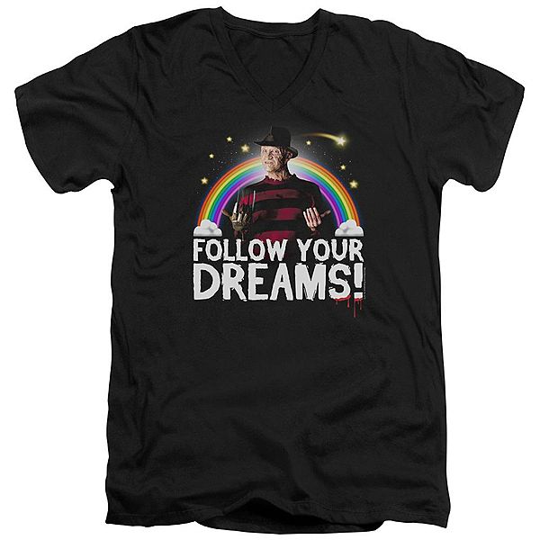 

Футболка с коротким рукавом Nightmare on Elm Street Follow Your Dreams Licensed Character