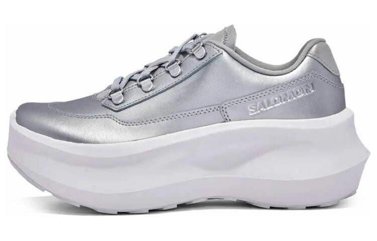 

SALOMON SR811 Leather Platform Comme Des Garcons Silver