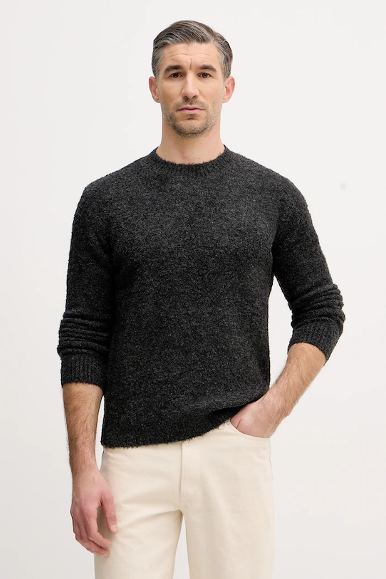 

Свитер из шерстяной смеси Sisley, серый